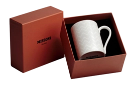 Mok Missoni Luxury Gift Box Zig Zag White 370 ml