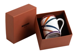 Tazza con manico Missoni Nastri 370 ml in Luxury Box, Multicolore