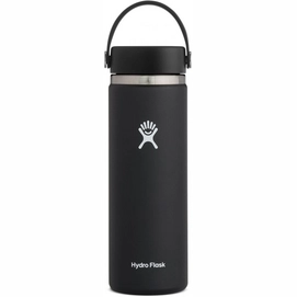 Bouteille Isotherme Hydro Flask Wide Mouth Flex Cap Black 591 ml
