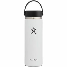 Bouteille Isotherme Hydro Flask Wide Mouth Flex Cap White 591 ml
