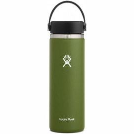 Thermosflasche Hydro Flask Wide Mouth Flex Cap Olive 591 ml