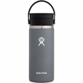Thermosflasche Hydro Flask Wide Mouth Flex Sip Lid Stone 473 ml