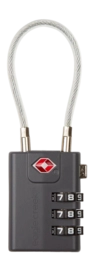Schloss Eagle Creek Cable TSA Lock & Cable Black