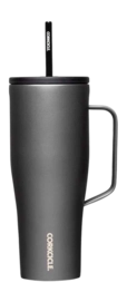 Thermal Mug Corkcicle Cold Cup XL with Straw Glossy Gray 890 ml