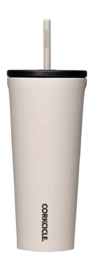 Thermal Mug Corkcicle Cold Cup with Straw Latte 710 ml