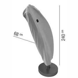Parasolhoes AquaShield Light Grey (240 x 68 cm)
