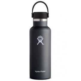 Thermosflasche Hydro Flask Standard Mouth Flex Cap Black 532 ml