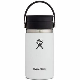 Thermosflasche Hydro Flask Wide Mouth Flex Sip Lid White 355 ml