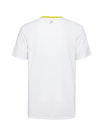 Tennisshirt HEAD Men Racquet White Soft Blue