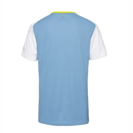 Tennisshirt HEAD Men Uni White Soft Blue