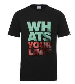 Tennisshirt HEAD Men Wyl Black