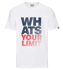 Tennis Shirt HEAD Men Wyl White