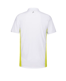 Polo HEAD Men Club Tech White Yellow