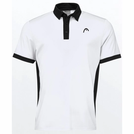 Polo HEAD Slice White Black Herren