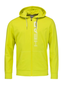 Pull de Tennis HEAD Men Club Fynn F/Z Yellow