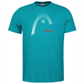 Tennisshirt HEAD Men Club Carl Turquoise