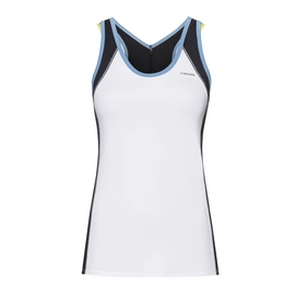 Vest Top HEAD Women Talia White Yellow