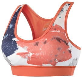 Brassière HEAD Vision Graphic Bra Women Coral