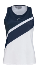 Tennisshirt HEAD Performance Tanktop White Print Damen