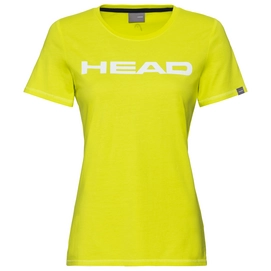 T-shirt de Tennis HEAD Women Lucy Yellow White