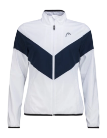 Tennis Jacket HEAD Women Club 22 White Deep Blue