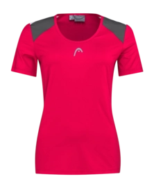 Tennisshirt HEAD Club 22 Tech Magenta Damen