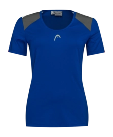 Tennisshirt HEAD Club 22 Tech Royal Blue Damen