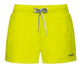 Tennisbroek HEAD Women Shorts Club Ann Yellow