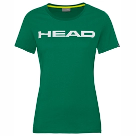 Tennisshirt HEAD Club Lucy Green Weiß Damen