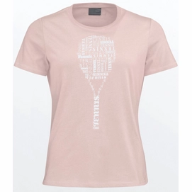 Tennis T-Shirt HEAD Women Typo Rose