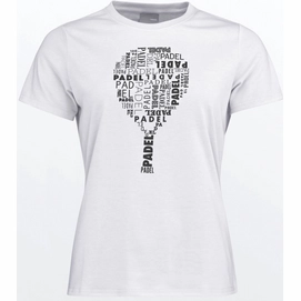 Padelshirt HEAD Typo White Damen