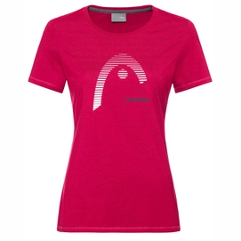T-shirt de Tennis HEAD Women Club Lara Magenta-XL