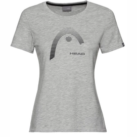 Tennisshirt HEAD Club Lara Grey Melange Damen
