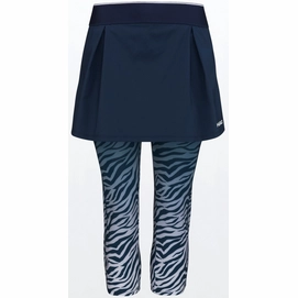 Tennisrock HEAD Dynamic 3/4 Dark Blue Print Damen