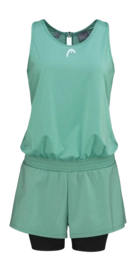 Tenniskleid HEAD Match III Romper Nile Green Damen