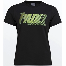 Padel-Shirt HEAD SPW Black Damen