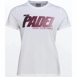 Padel-Shirt HEAD SPW White Damen