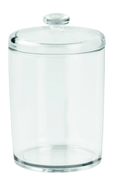 Opbergbeker iDesign Klein Transparant (20,3 x 9,5 x 8,6 cm)
