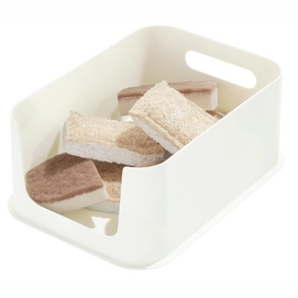 Boîte de Rangement iDesign Medium Avec Ouverture Beige (30 x 21 cm)
