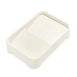Tiroir Organisateur iDesign Eco Tray 2 Vaks White (28,1 x 19,2 x 6,4 cm)