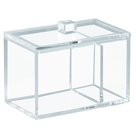 Opbergbox iDesign Clarity Divided Transparant (12,7 x 7,6 x 10,7 cm)