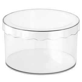 Opbergbox iDesign Clarity Rond Transparant (25,4 x 15,5 cm)