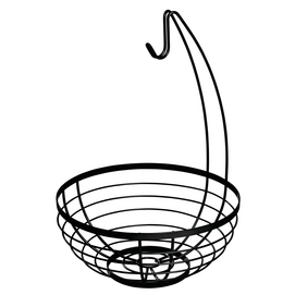 Fruitschaal iDesign Austin met Hanger Zwart