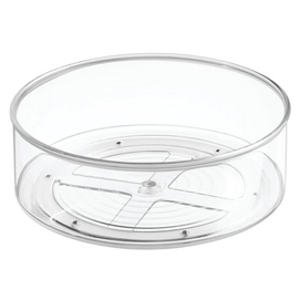 Platine Tournante iDesign Cabinet Binz Transparent (22,9 x 8,6 cm)
