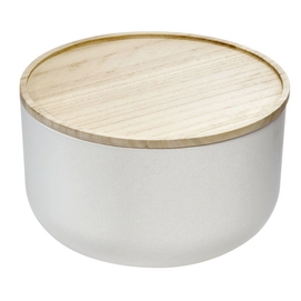 Mengkom iDesign Ro Pansino met Deksel Large Wit 24,8 cm