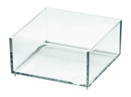 Opbergbox iDesign Sarah Tanno Transparant (10 x 10 x 5 cm)