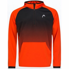 Tennis Jumper HEAD Boys Topspin Tangerine Orange Print Vision