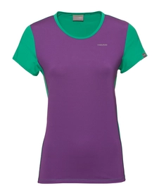 Tennisshirt HEAD Mia Violet Jade Green Mädchen