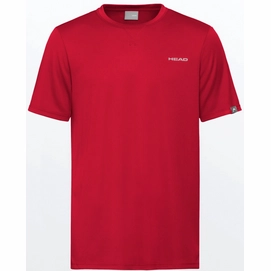 Tennisshirt HEAD Easy Court Red Jungen