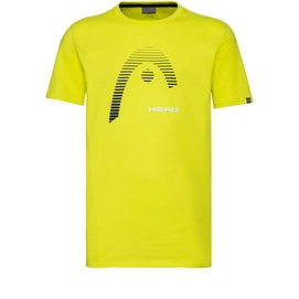 T-shirt de Tennis HEAD Junior Club Carl Yellow-Taille 128